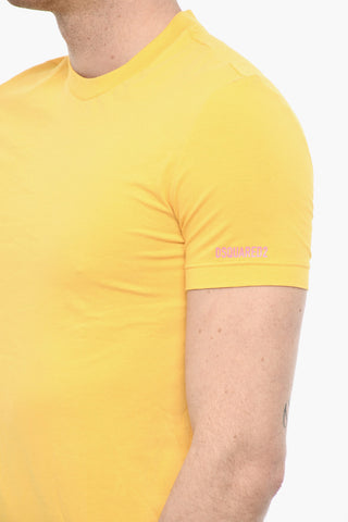 Crew-neck Underwear T-shirt with Logo Print