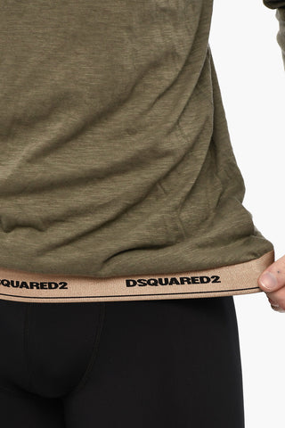 Crew-Neck Lightweight Underwear T-shirt with Breast Pocket