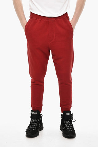Joggers a Tinta Unita Con Stampa Sul Retro