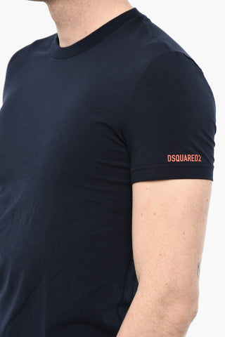 Cotton Underwear Crew-neck T-shirt with Logo