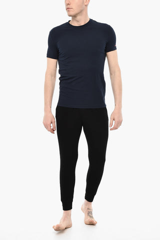 Cotton Underwear Crew-neck T-shirt with Logo