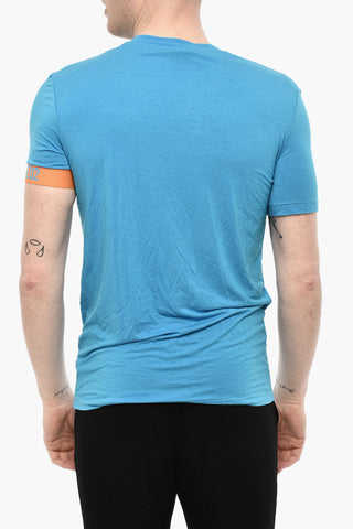 T-shirt scollo a V Underwear in Cotone