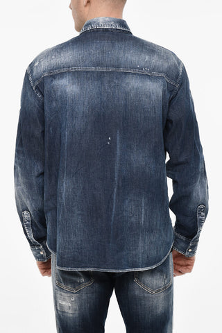 Denim Shirt MY TRUCK with Patches