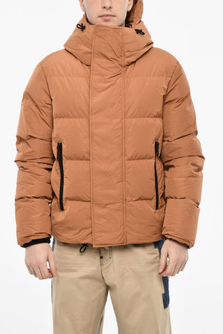 Quilted Hooded Duck Down