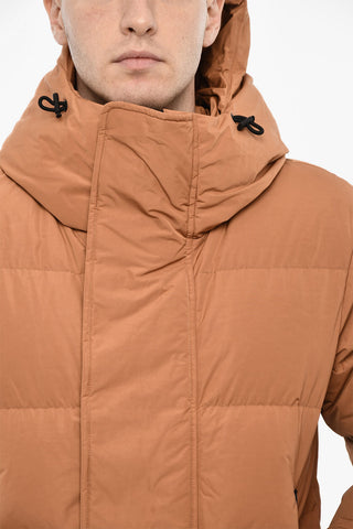 Quilted Hooded Duck Down