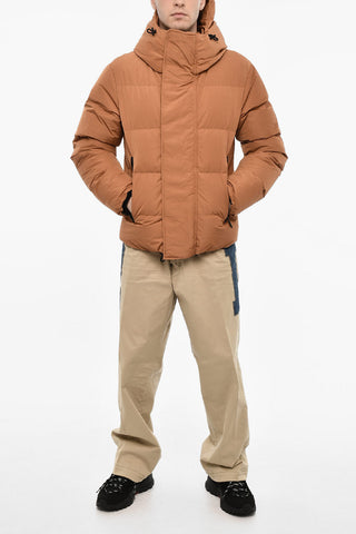 Quilted Hooded Duck Down