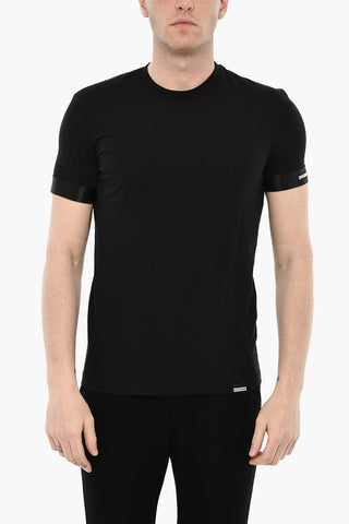 T-shirt Girocollo Underwear con Ricamo