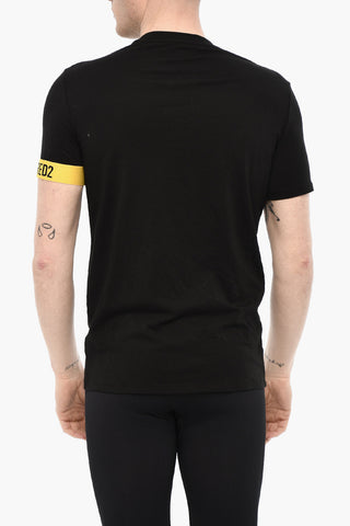 Underwear Crew-neck T-shirt with Contrasting Band