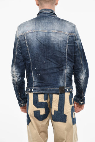 Splatter Effect DAN Denim Jacket