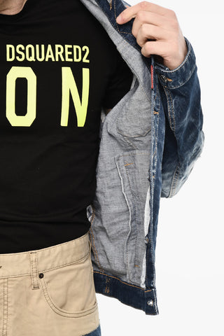 Splatter Effect DAN Denim Jacket