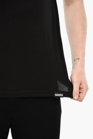 Solid Color Underwear Crew-neck T-shirt
