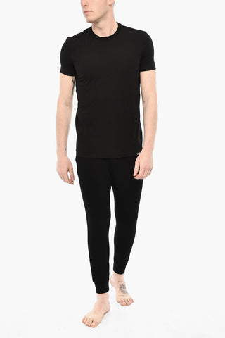 Solid Color Underwear Crew-neck T-shirt