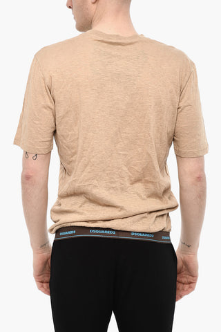 T-shirt Scollo a V Underwear Con Taschino