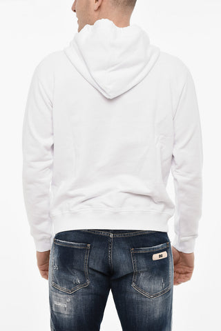Baumwoll-Hoodie mit Logo-Print