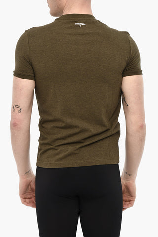 Solid Color Underwear Crew-neck T-shirt