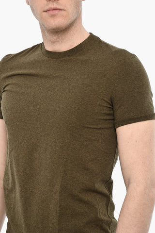 Solid Color Underwear Crew-neck T-shirt