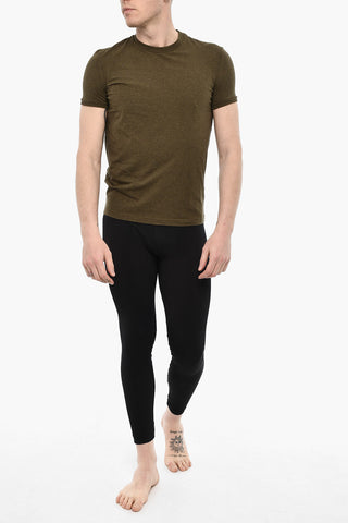 Solid Color Underwear Crew-neck T-shirt