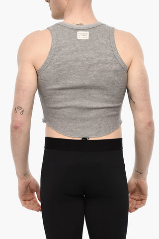 Top Crop Underwear inCotone con Fiocco