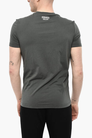Solid Color Underwear Crew-neck T-shirt