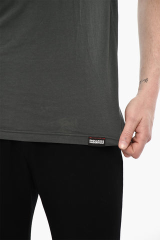 Solid Color Underwear Crew-neck T-shirt