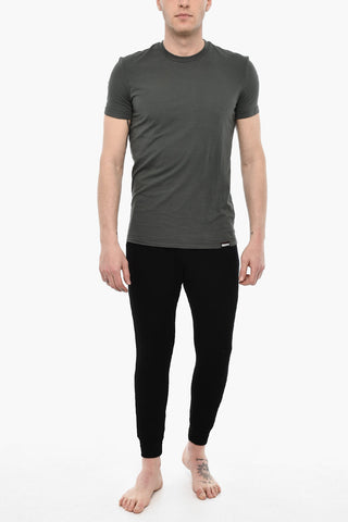 Solid Color Underwear Crew-neck T-shirt