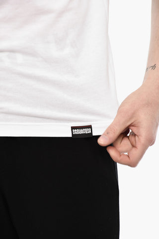 Underwear Crew-neck T-shirt With Logo Band