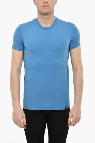 Solid Color Underwear Crew-neck T-shirt