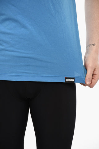 Solid Color Underwear Crew-neck T-shirt