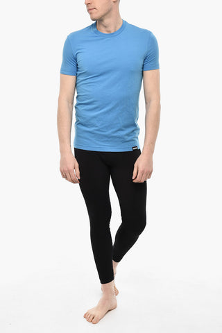 Solid Color Underwear Crew-neck T-shirt