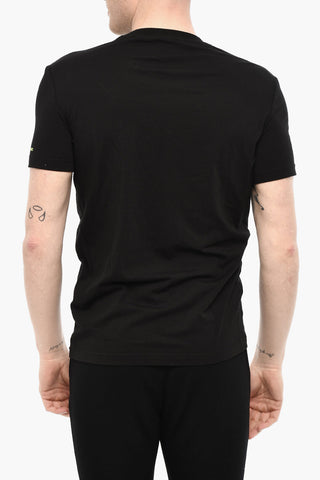 Crew-Neck Underwear T-shirt With Embroidery