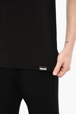 Crew-Neck Underwear T-shirt With Embroidery