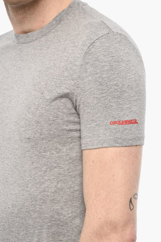 Crew-Neck Underwear T-shirt with Side Logo