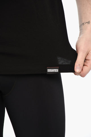 Solid Color Cotton Underwear Crew-neck T-shirt