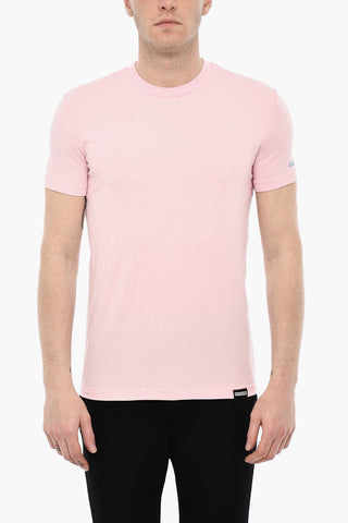 Underwear Solid Color Crew-neck T-shirt