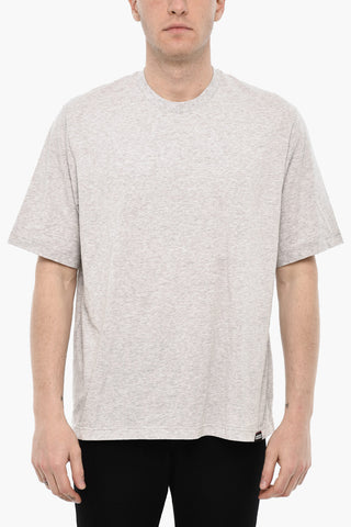 T-shirt Girocollo Underwear con Ricamo
