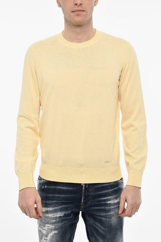 Lightweight Cotton Crew-neck Sweater