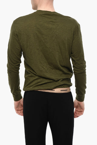 V-Neck Lightweight Underwear T-shirt with Breast Pocket