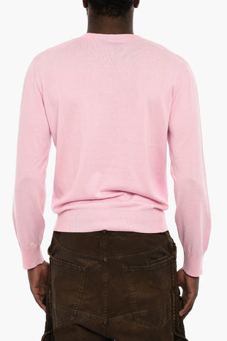 V-neck Lightweight Cotton Sweater