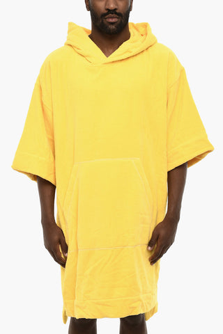 Cotton Terry Beach Bathrobe with Hood