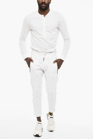 WHITE BULL Light Washed SEXY BIKER FIT Jeans with Ankle Zip