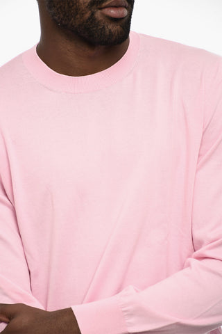 Lightweight Cotton Crew-neck Sweater