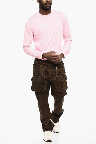 Lightweight Cotton Crew-neck Sweater