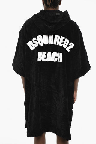 Cotton Terry Beach Bathrobe with Hood