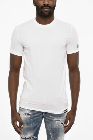 Solid Color Cotton Underwear Crew-neck T-shirt