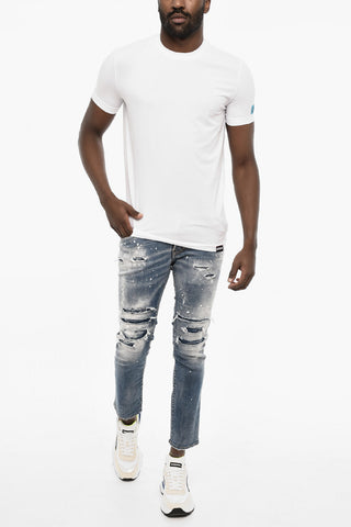 Solid Color Cotton Underwear Crew-neck T-shirt