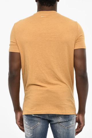 Solid Color Cotton Underwear Crew-neck T-shirt