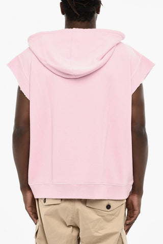 Felpa Hoodie Senza Maniche
