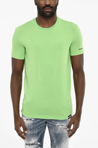 Underwear Solid Color Crew-neck T-shirt