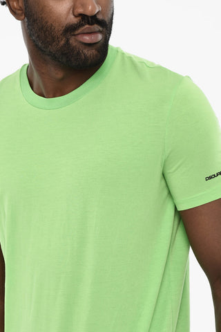 Underwear Solid Color Crew-neck T-shirt