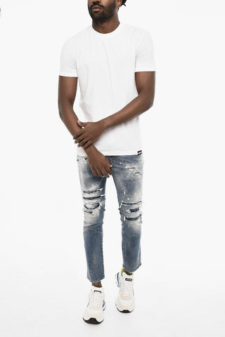 Solid Color Cotton Underwear Crew-neck T-shirt